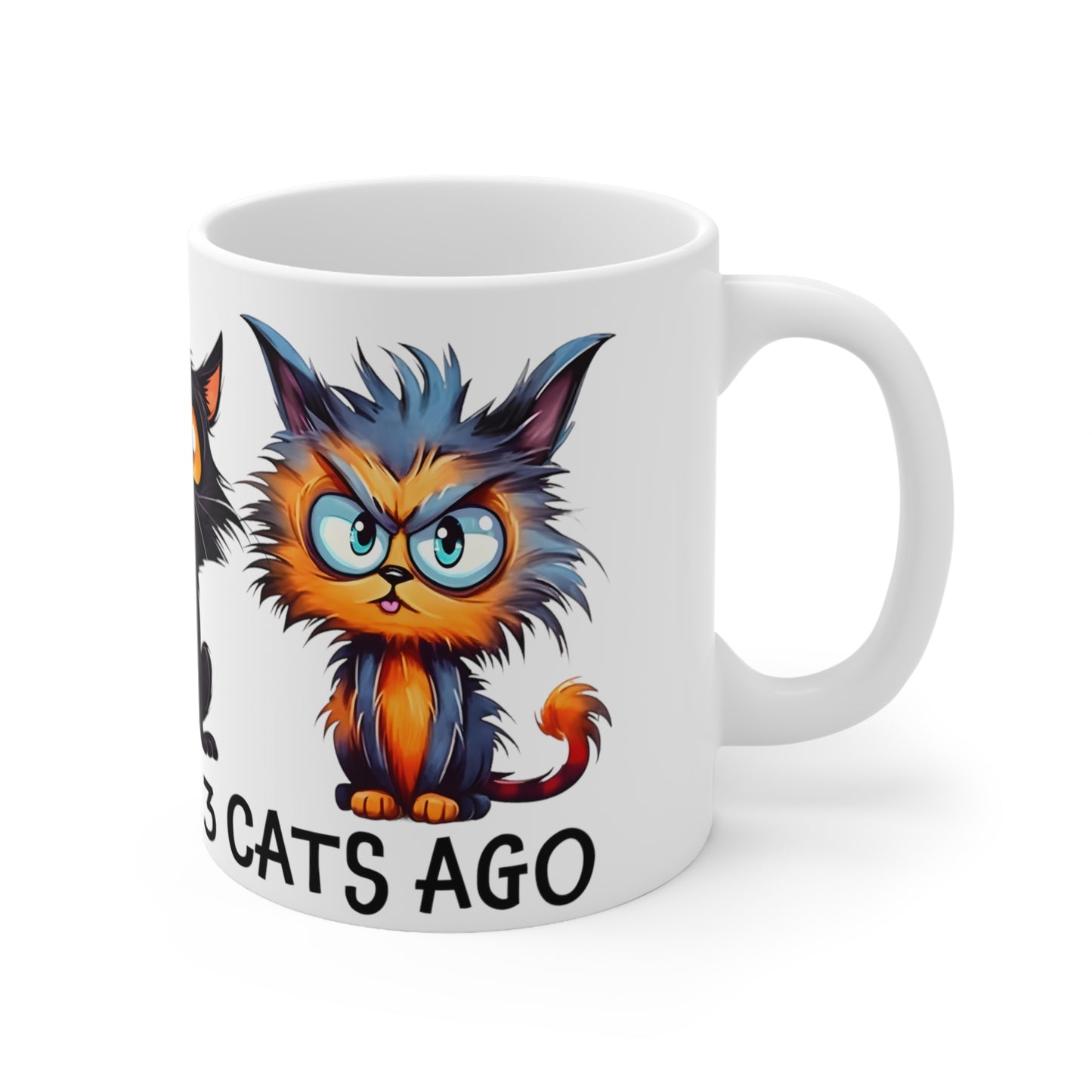 Cats White Mug (11oz).