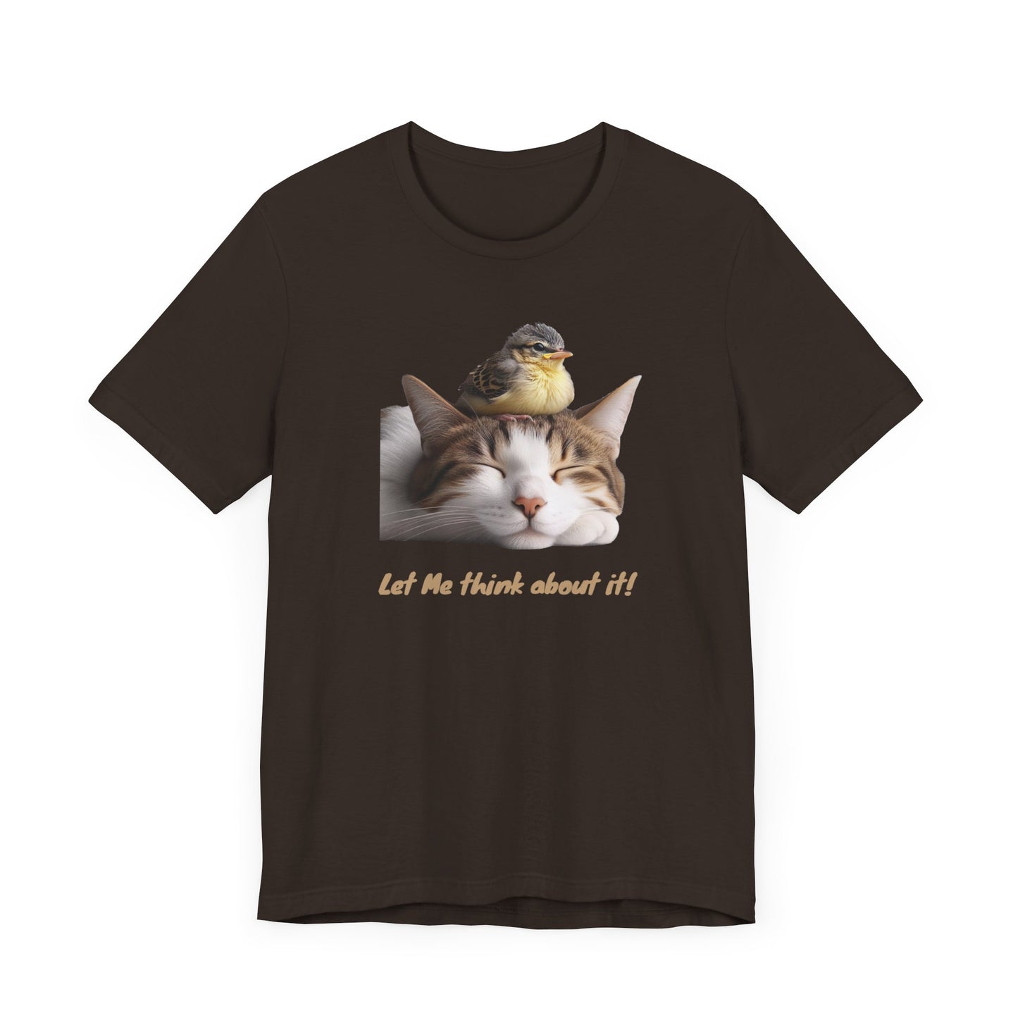 Cat and Bird T-shirt