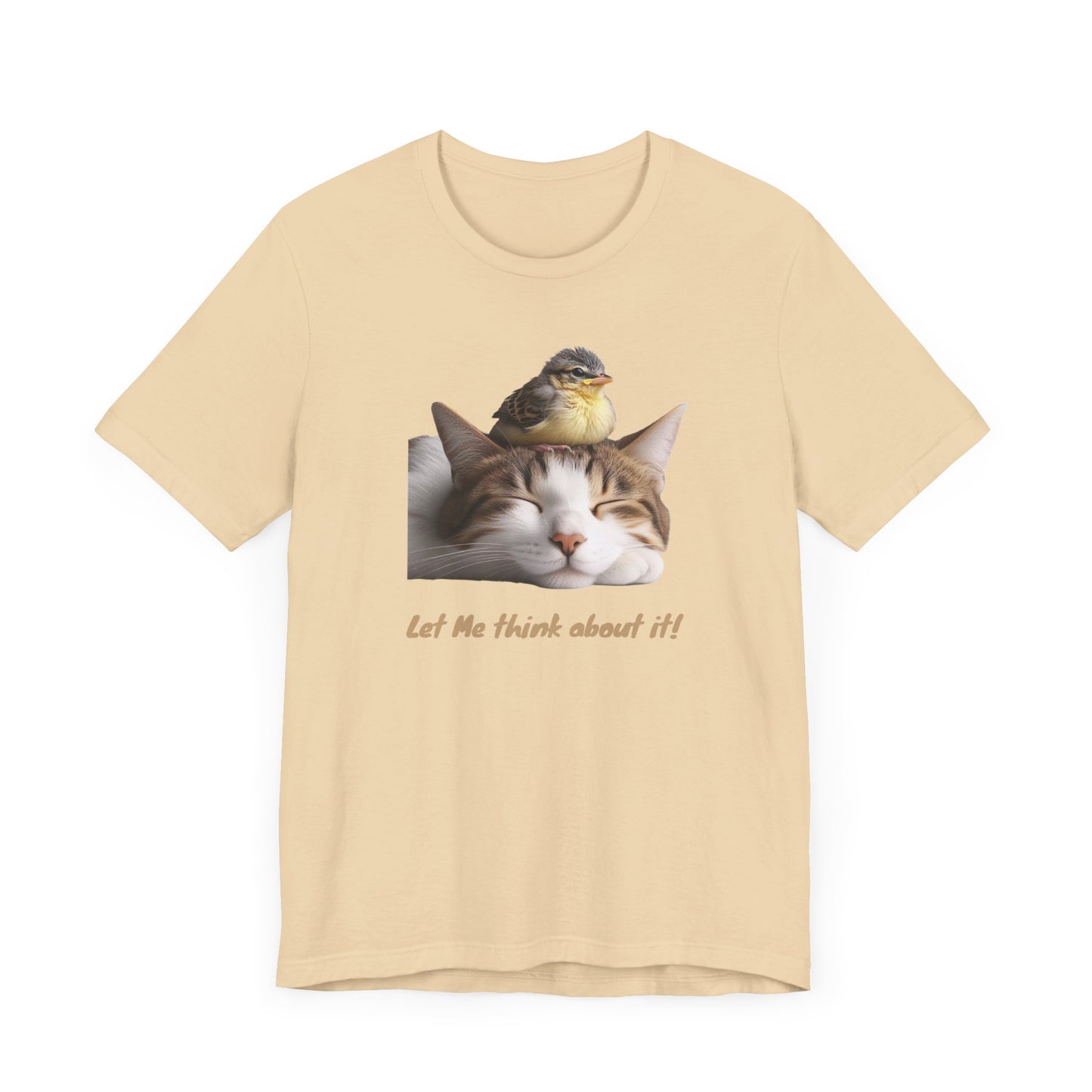 Cat and Bird T-shirt