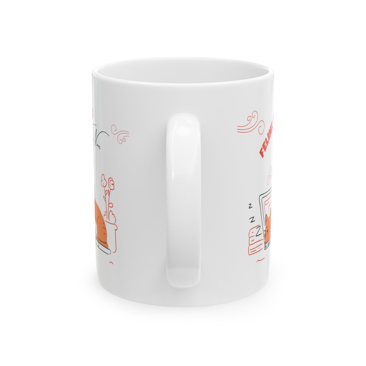 Feline Fine Cat Mug.