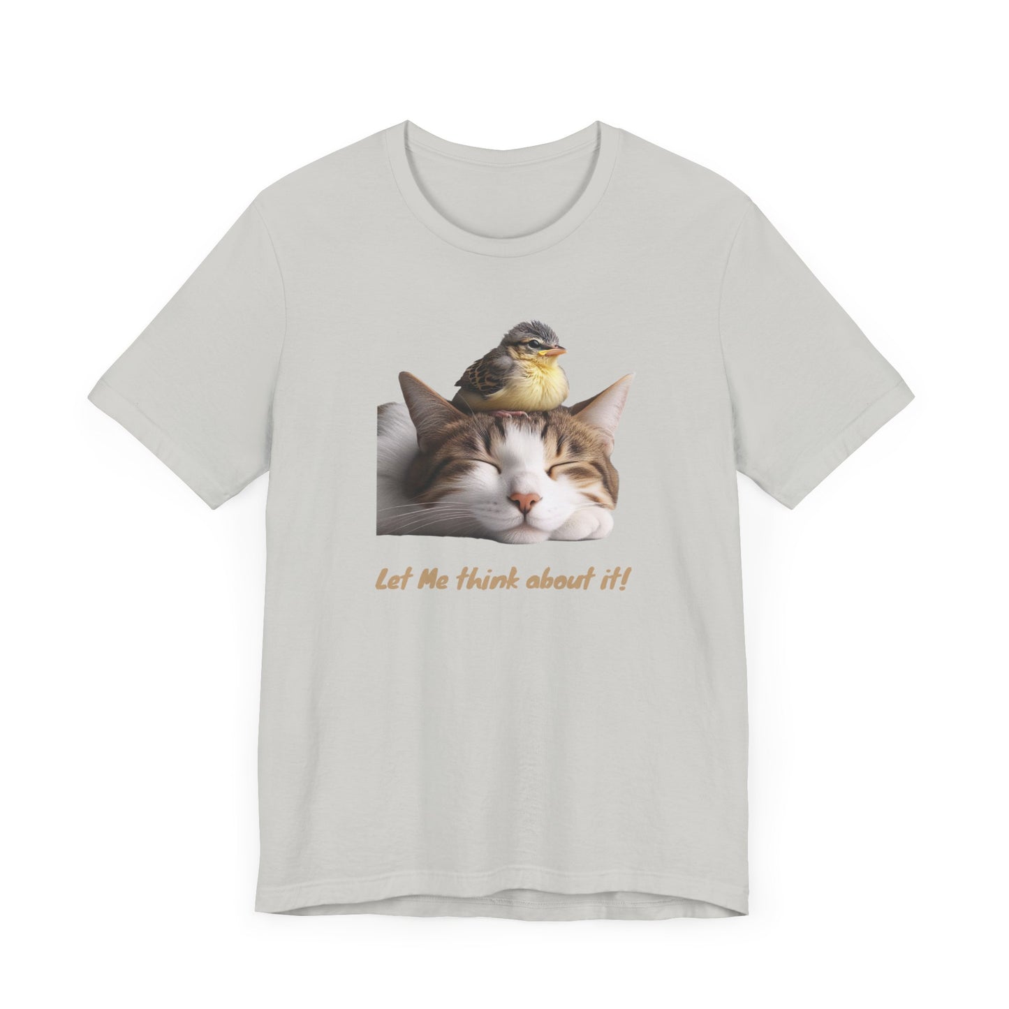 Cat and Bird T-shirt