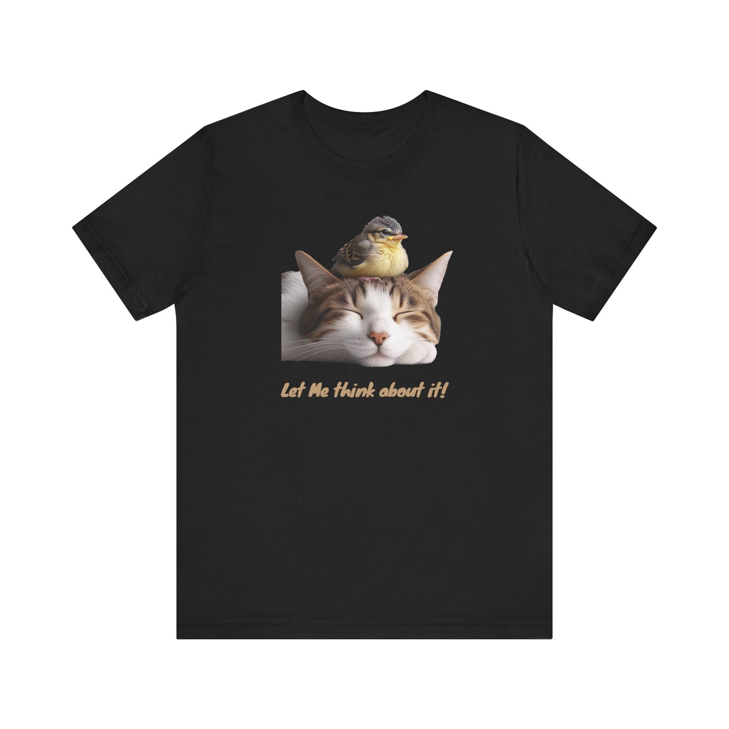 Cat and Bird T-shirt