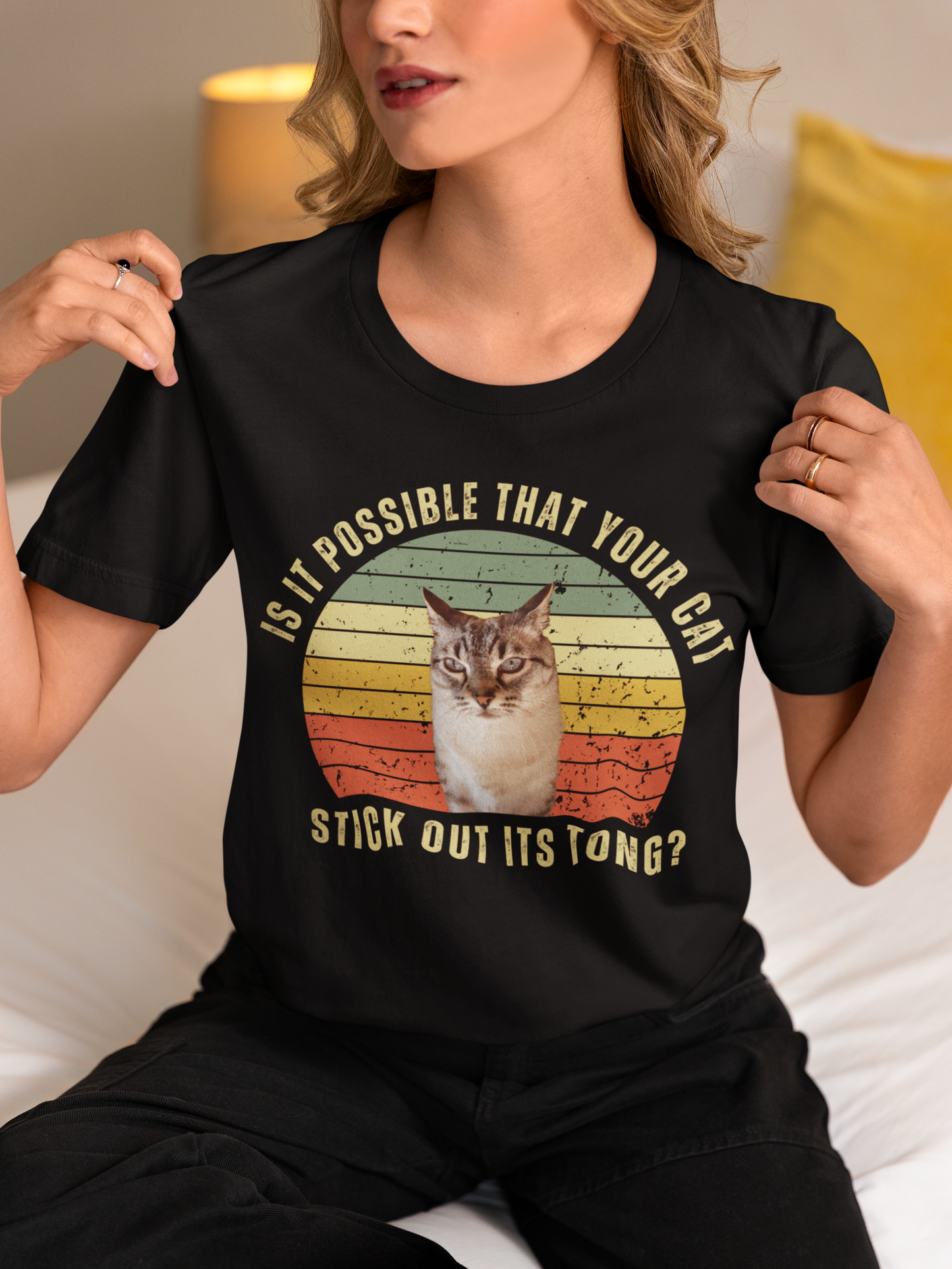 Cat photo T-Shirt.