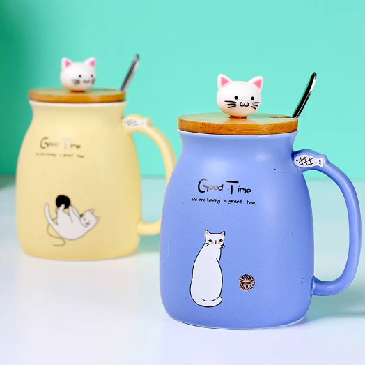 Creative colored cat Mug