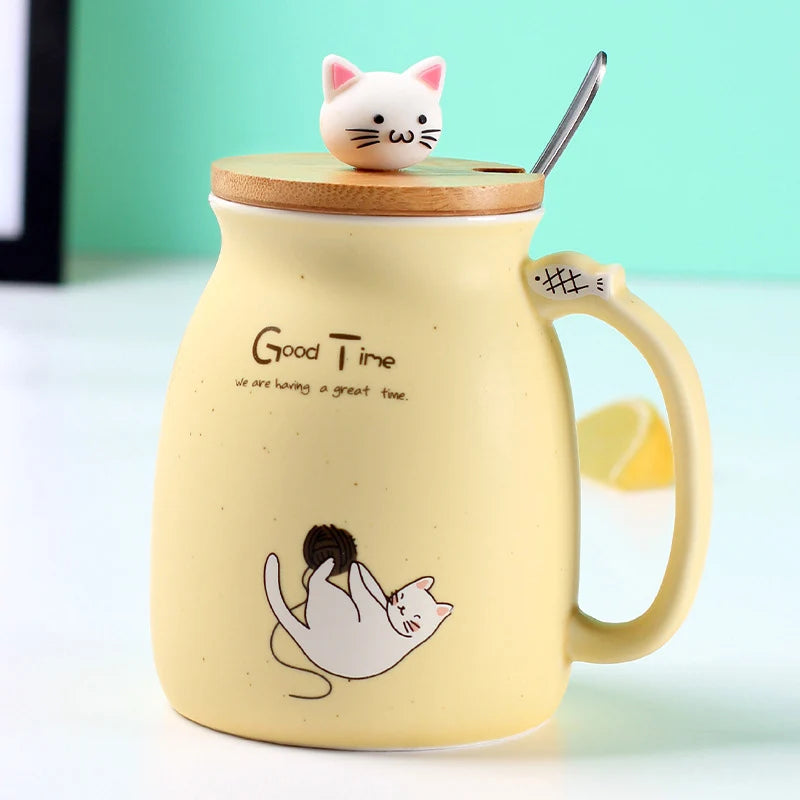 Creative colored cat Mug