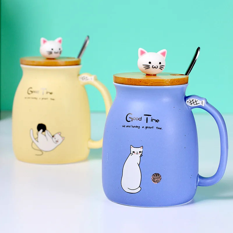 Creative colored cat Mug