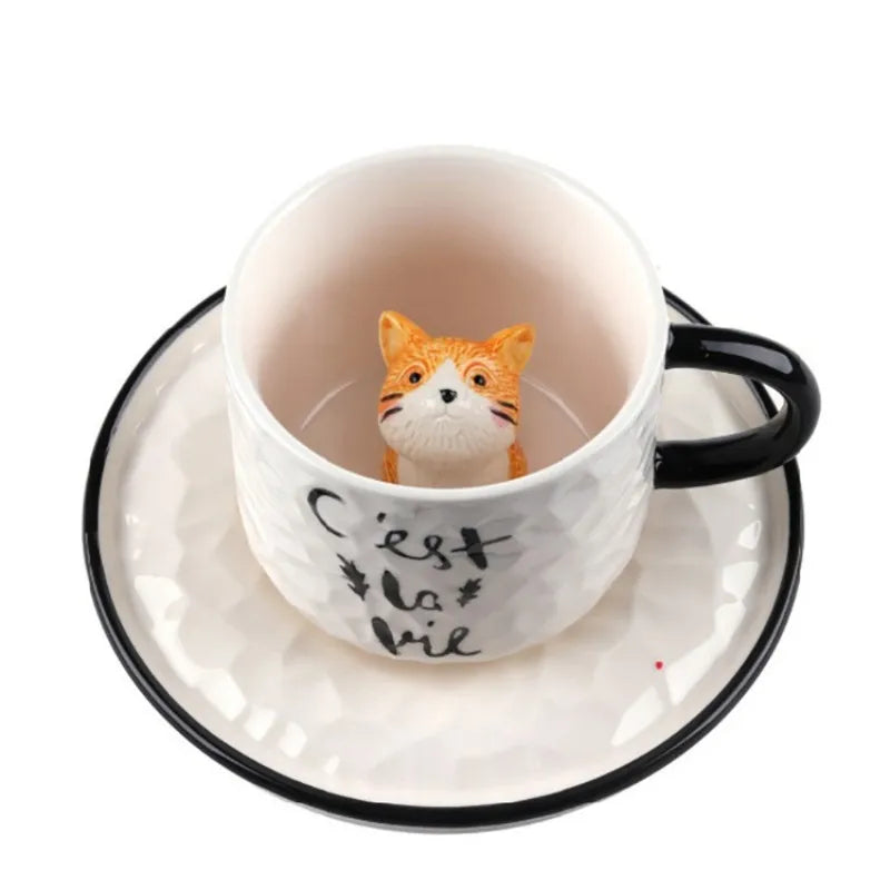 Cat inside Cup