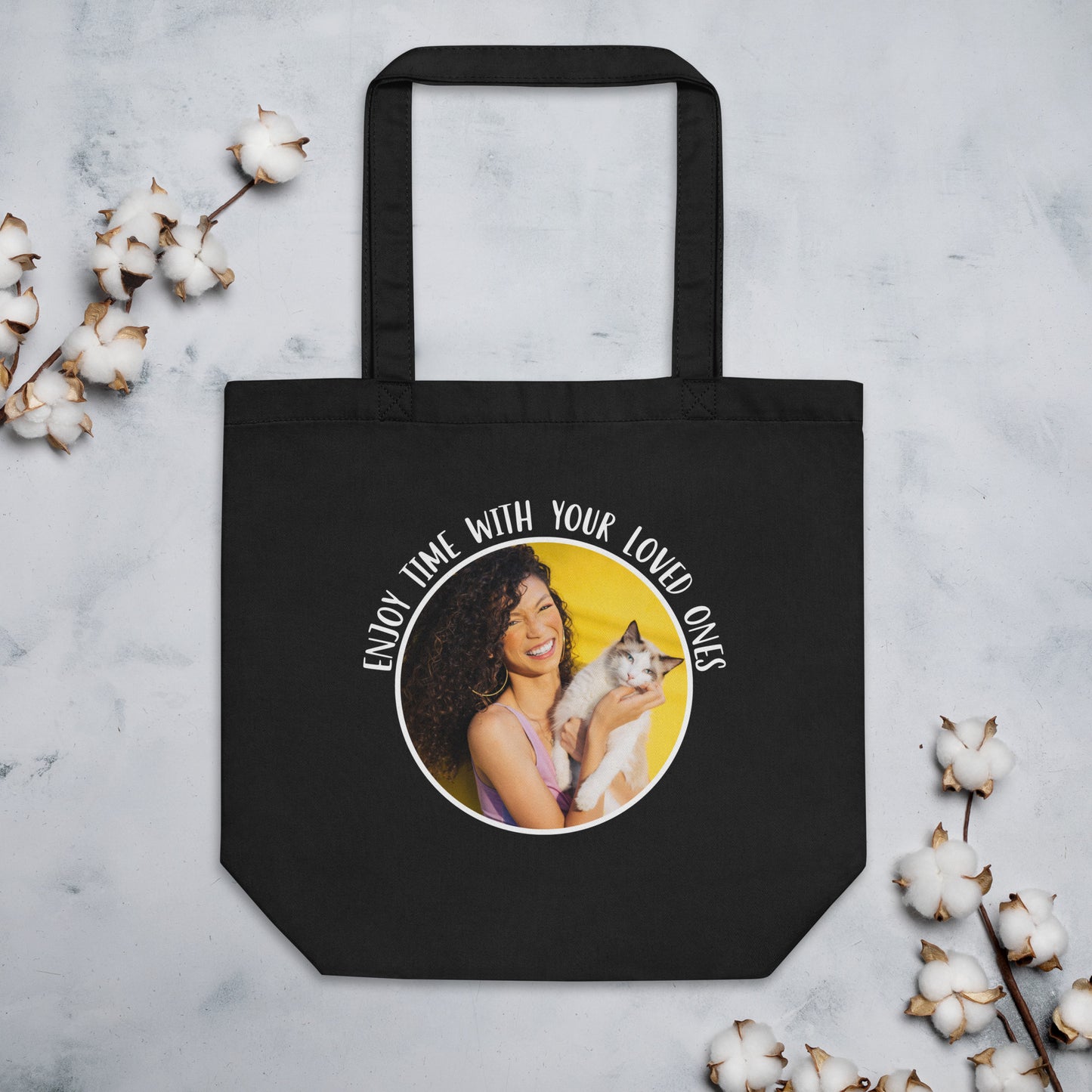 Personalized Tote Bag Enjoy Time