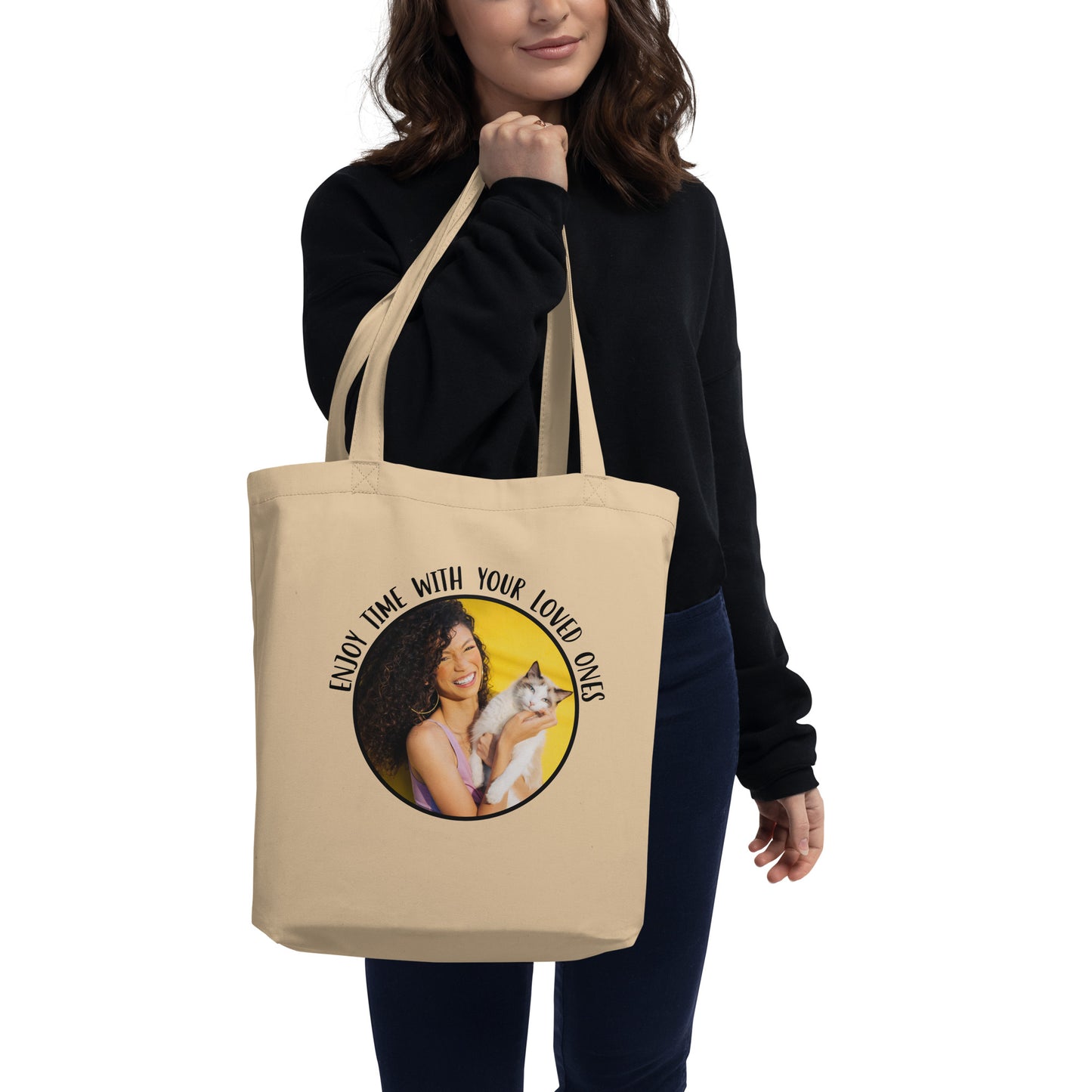 Personalized Tote Bag Enjoy Time