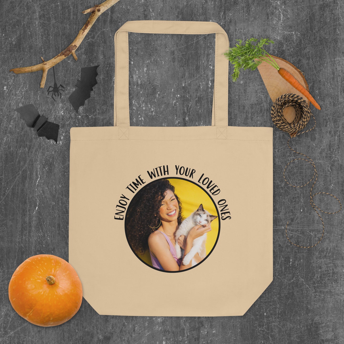 Personalized Tote Bag Enjoy Time