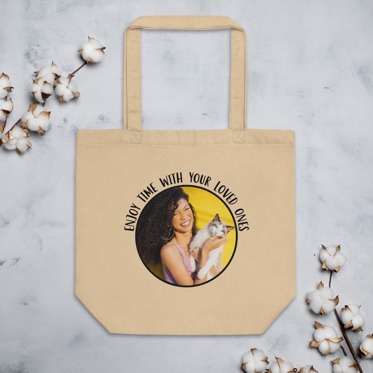 Personalized Tote Bag Enjoy Time