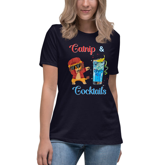 Cat Lover's Tee - Catnip & Cocktails